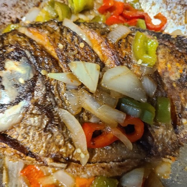 Braised Tilapia.