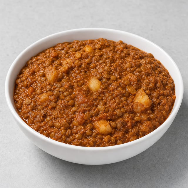 Vegan Lentils soup.