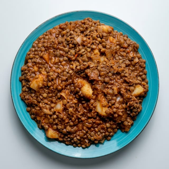 Vegan Lentils soup.