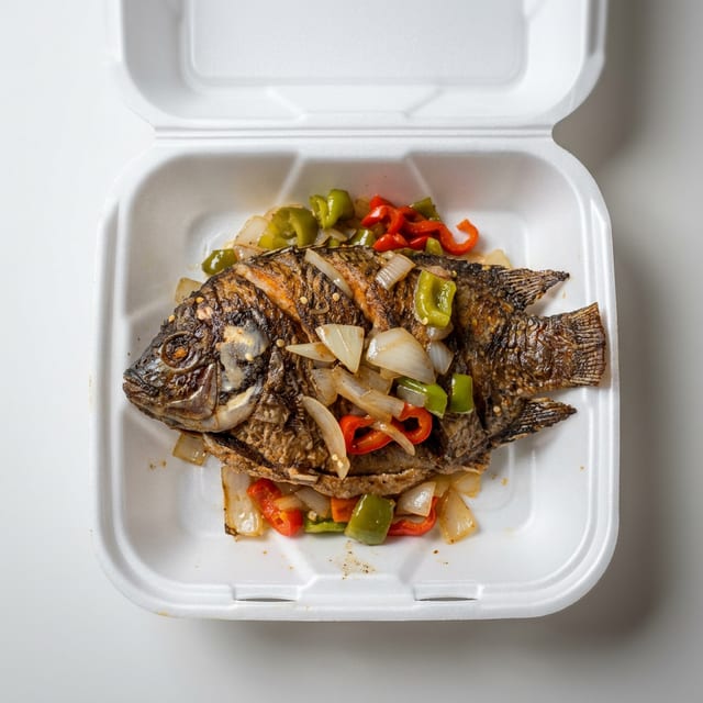 Braised Tilapia.